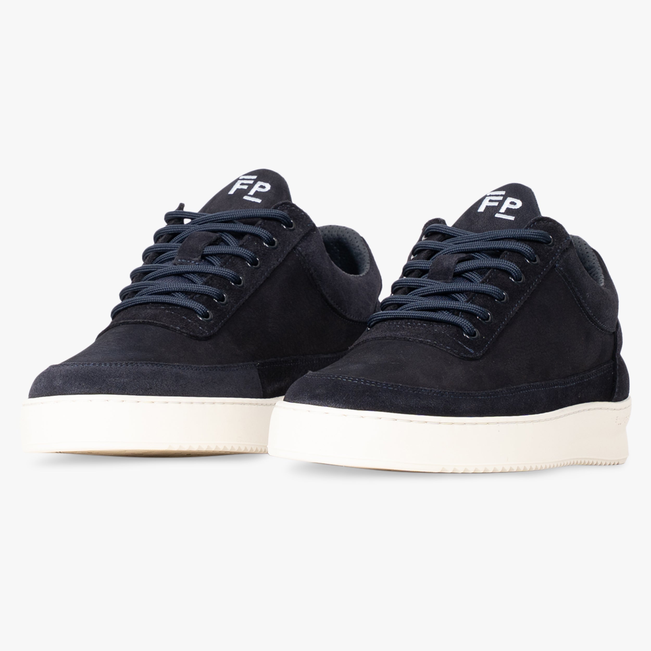 Filling Pieces Sneakers Blauw | Low Top Suede