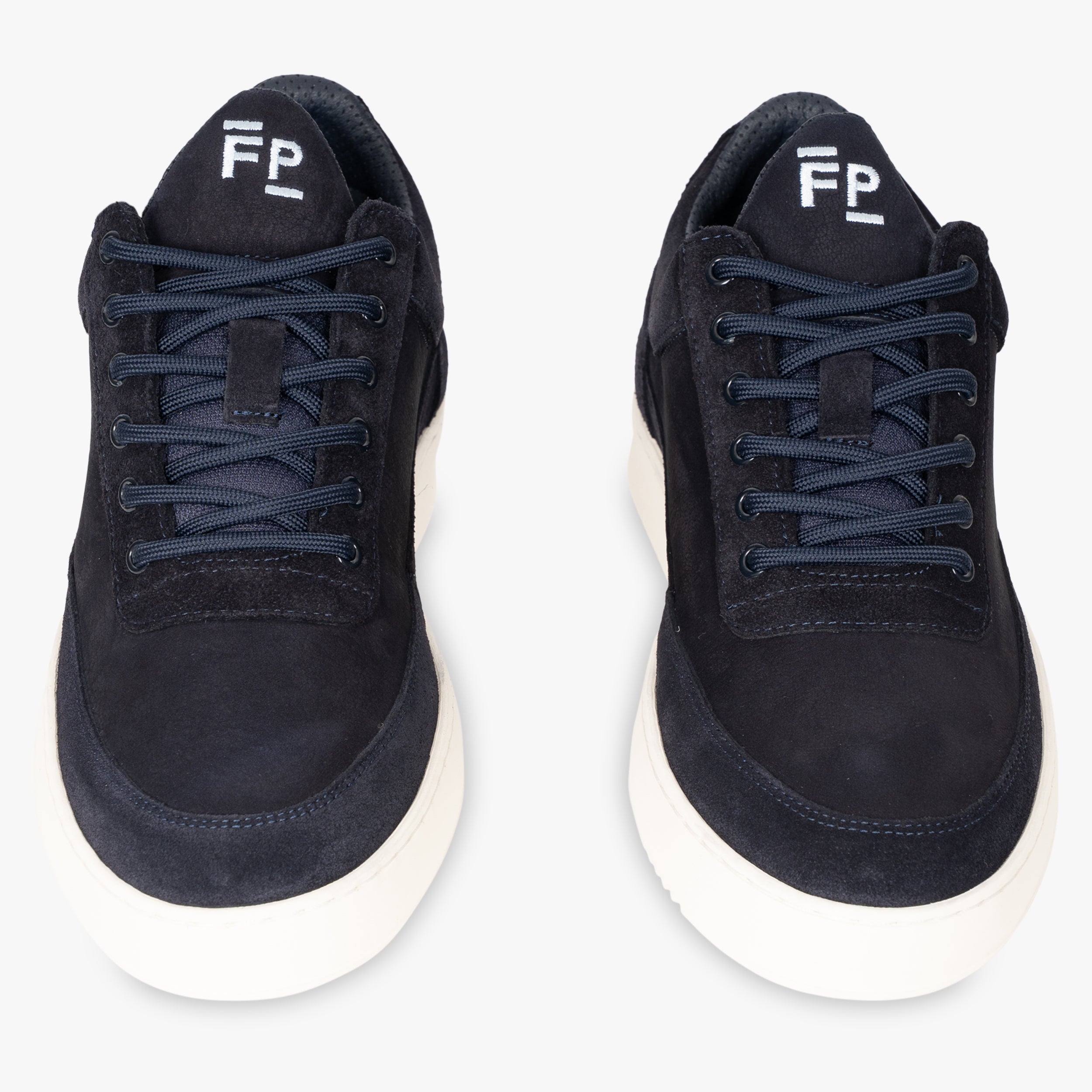 Filling Pieces Sneakers Blauw | Low Top Suede