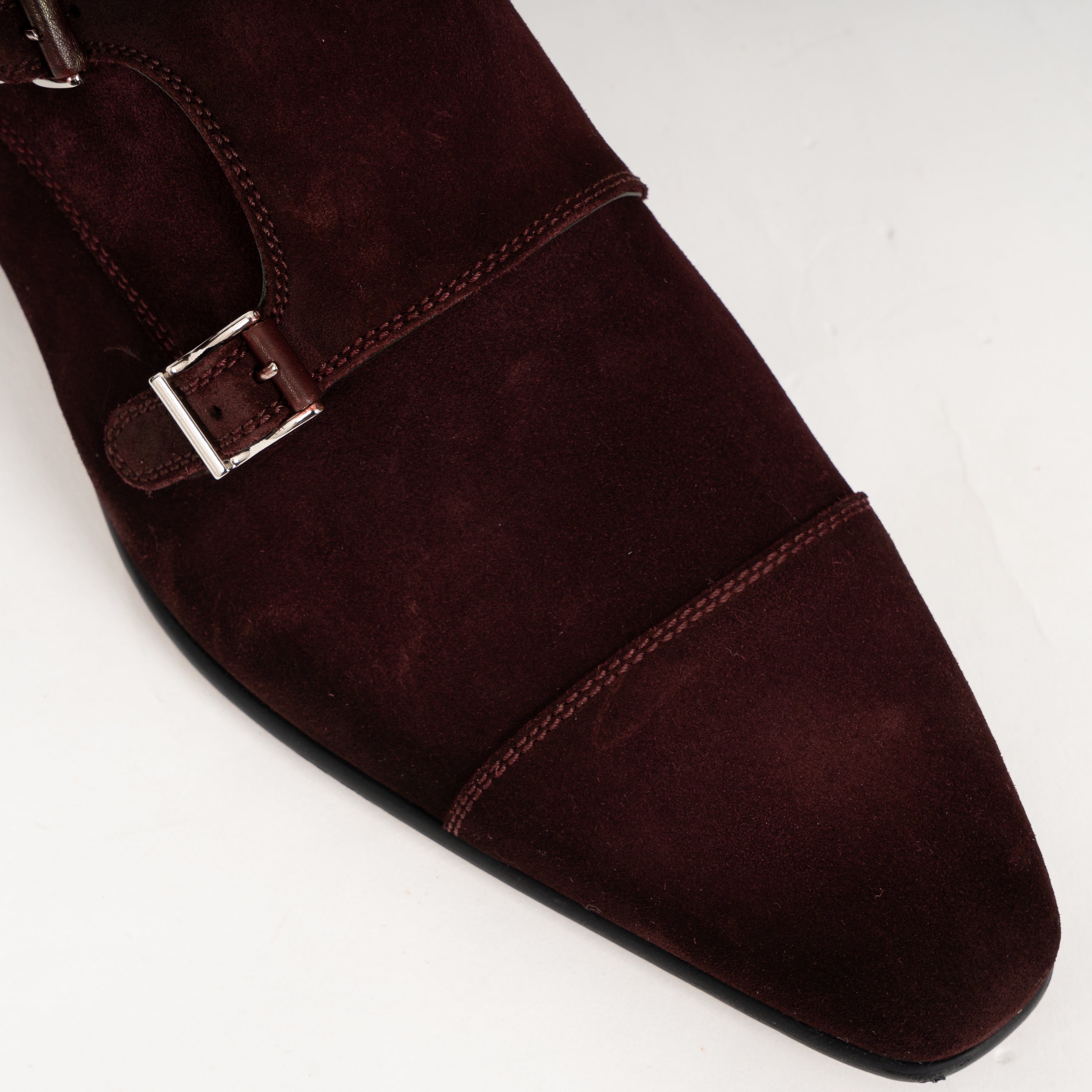 Magnanni Dubbele Gespschoen Bordeaux Rood