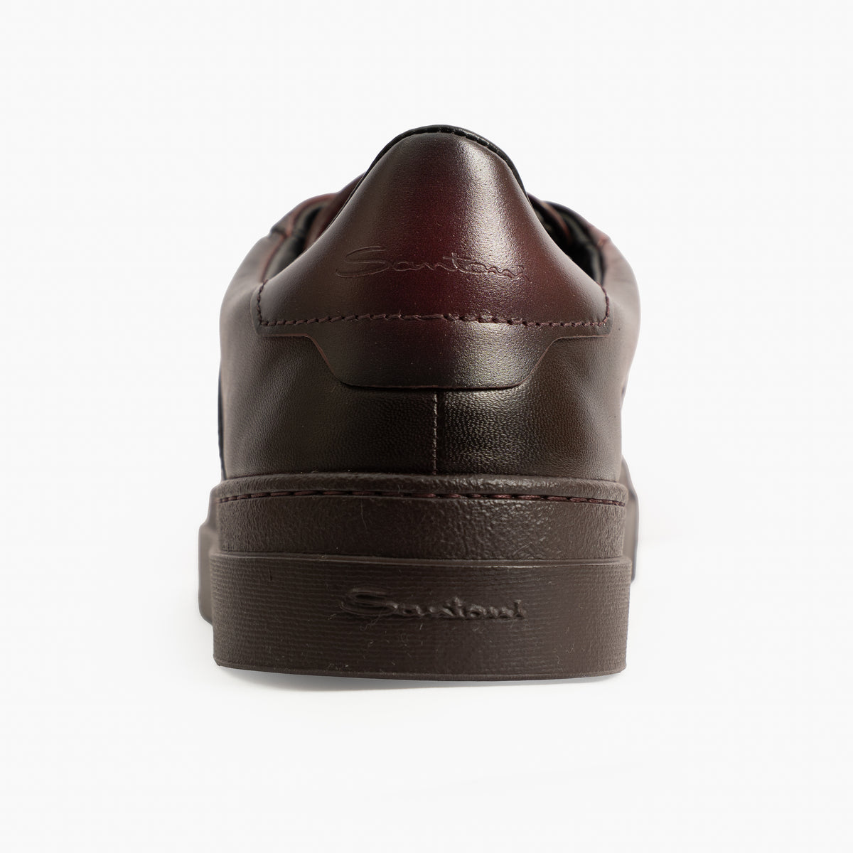 Santoni Sneaker Bordeauxrood | Double Buckle