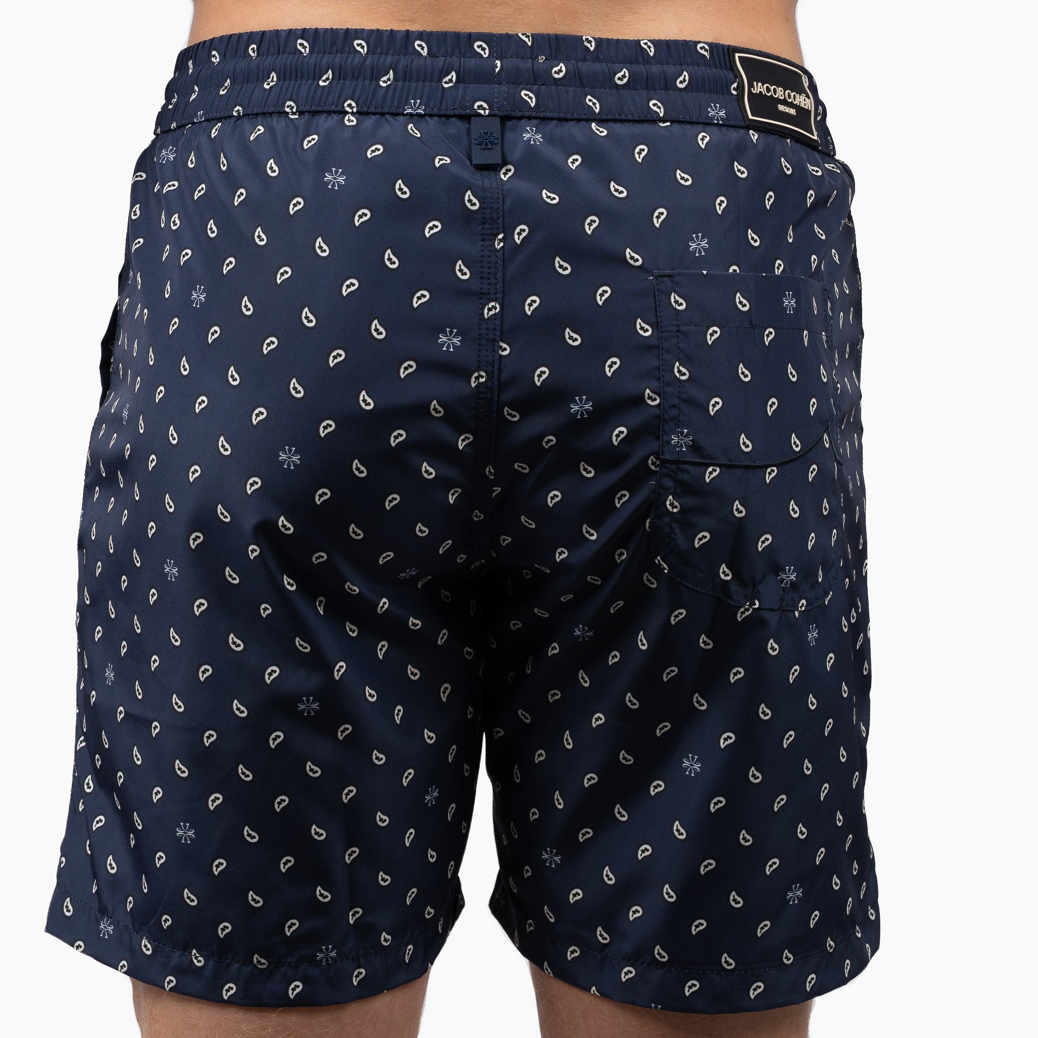 Jacob Cohen Zwembroek Paisley Blauw | Resort