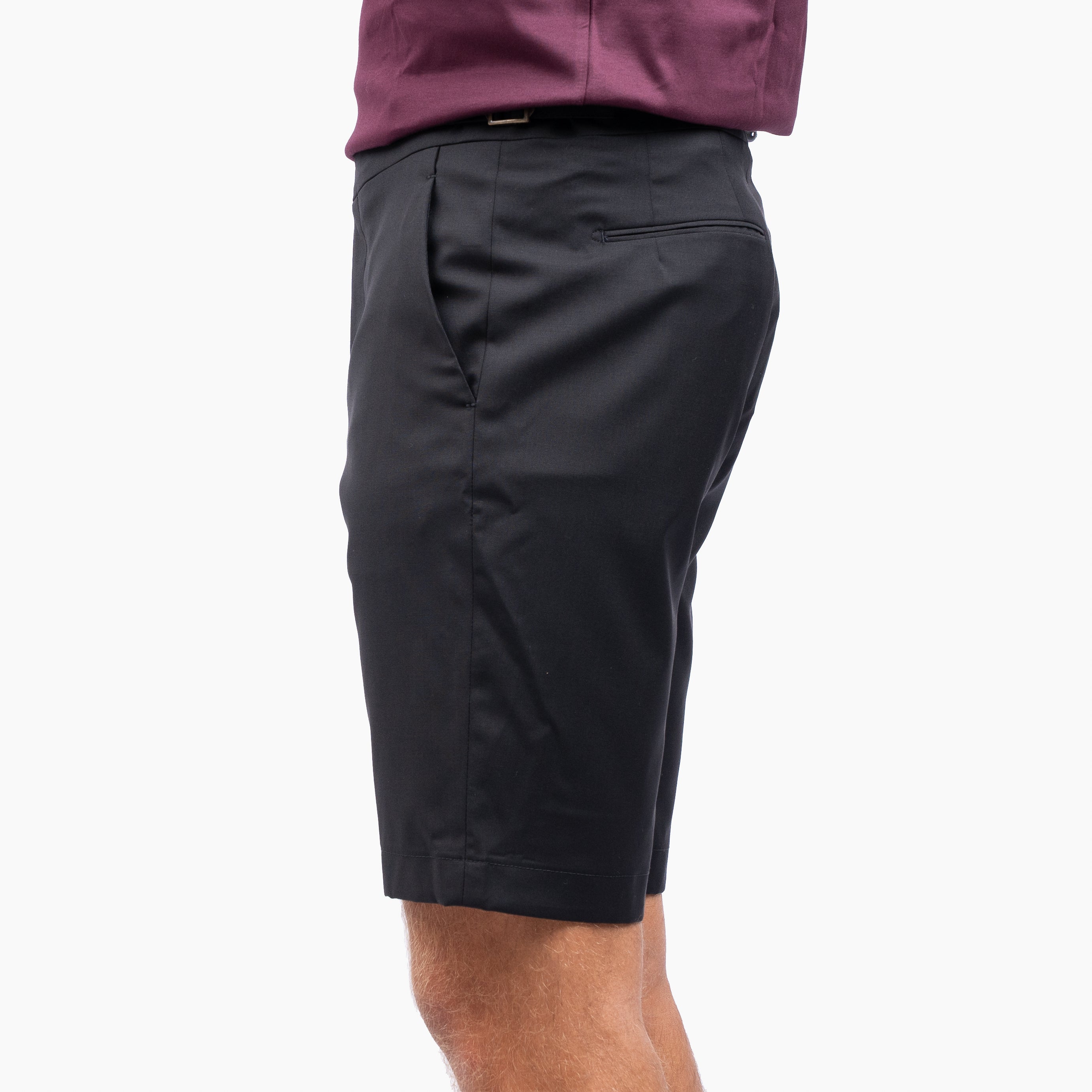 Berwich Korte Broek Zwart | Morello Short