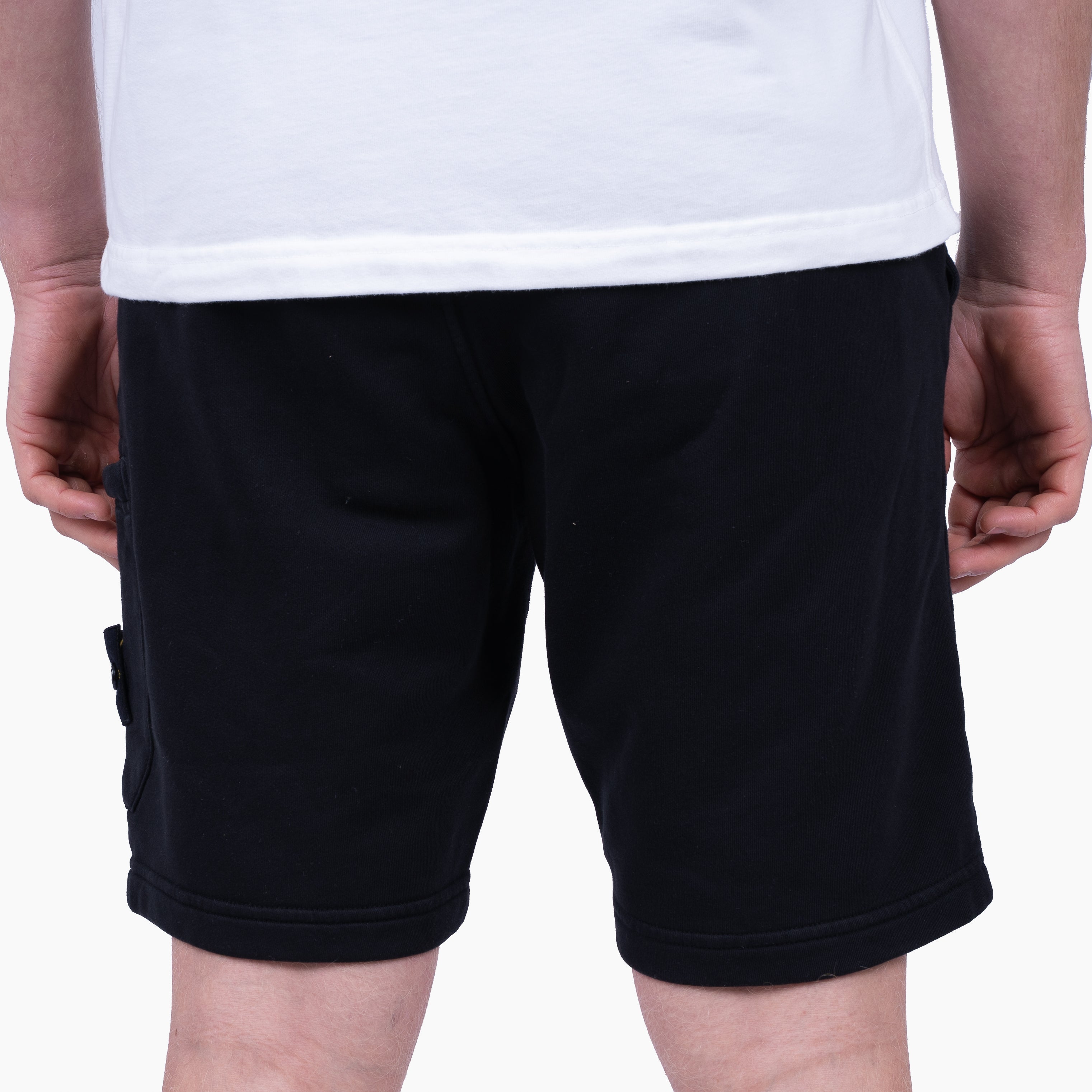 Stone Island Joggingbroek Zwart | Organic Cotton Fleece