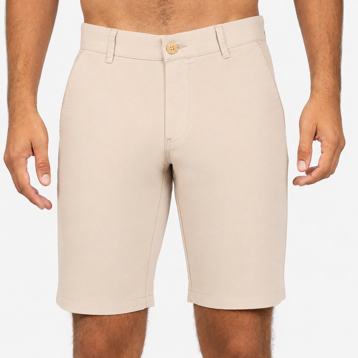 SEVEN DIALS Korte Broek Beige | Aurick