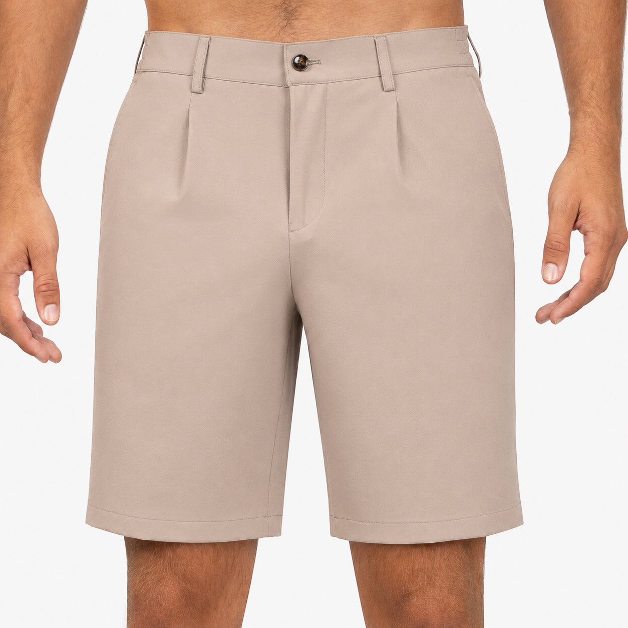 SEVEN DIALS Korte Broek Beige | Penley