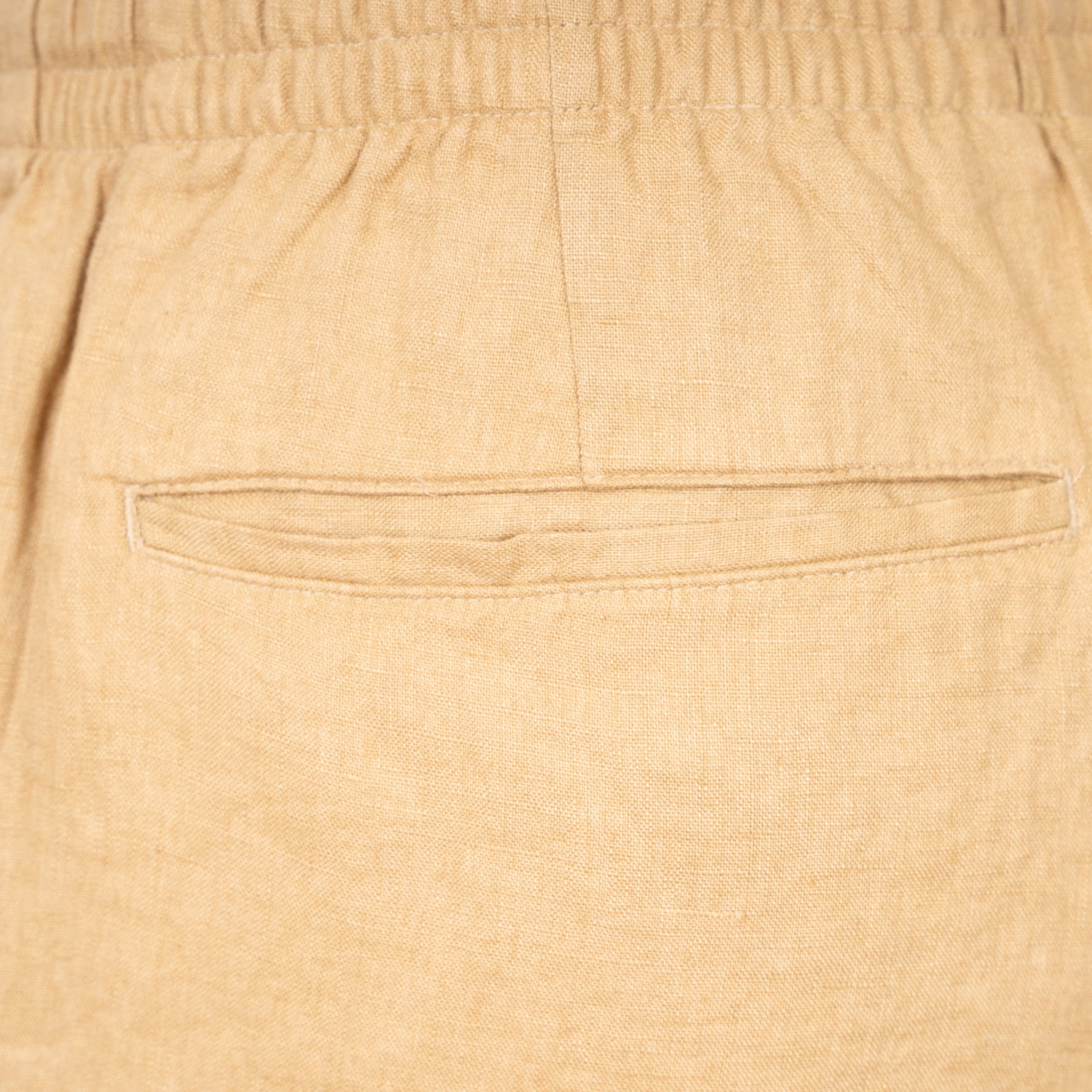 Ralph Lauren Linnen Korte Broek Beige | Prepster
