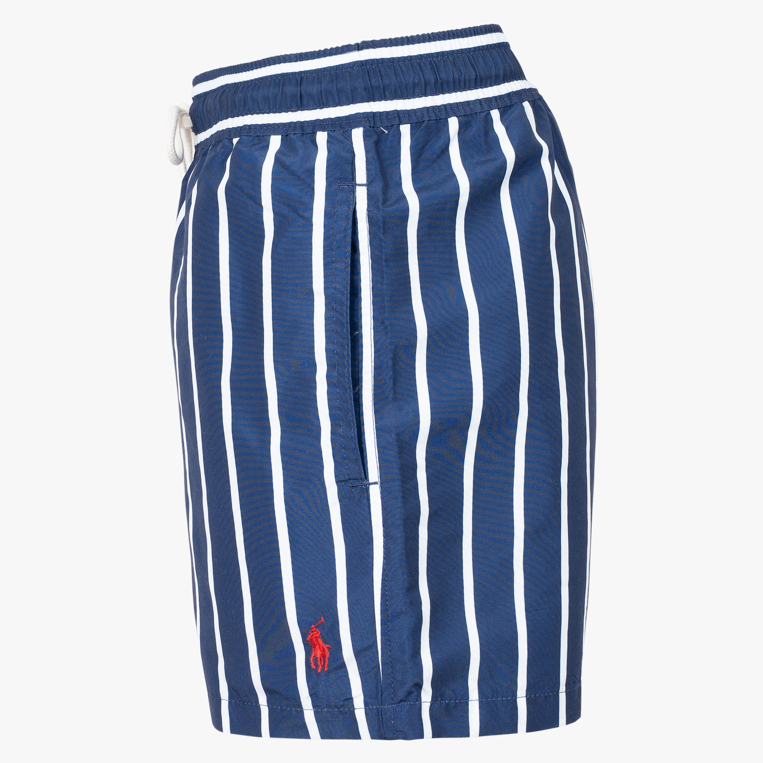 Ralph Lauren Zwembroek Blauw met Witte Streep | Traveler Slim Fit