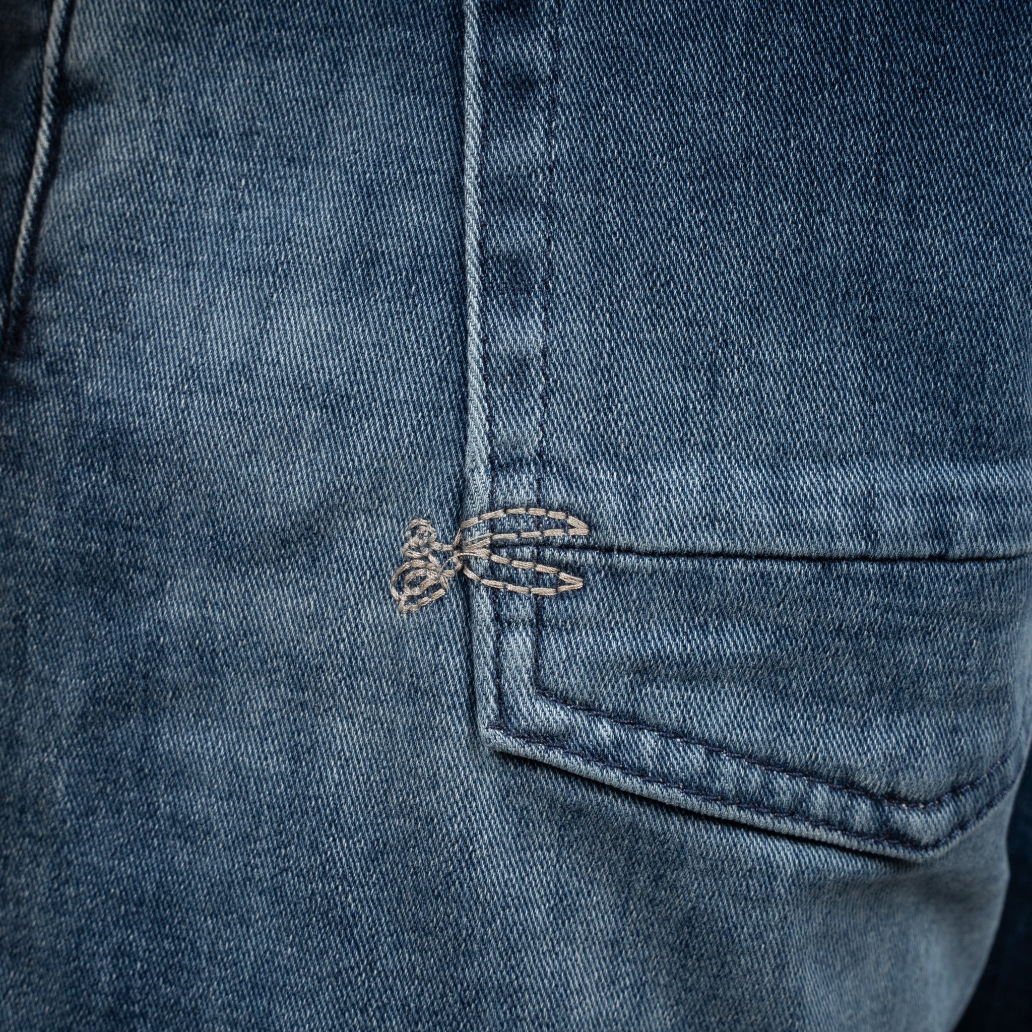 Denham Korte Broek Jeans Blauw | Razor