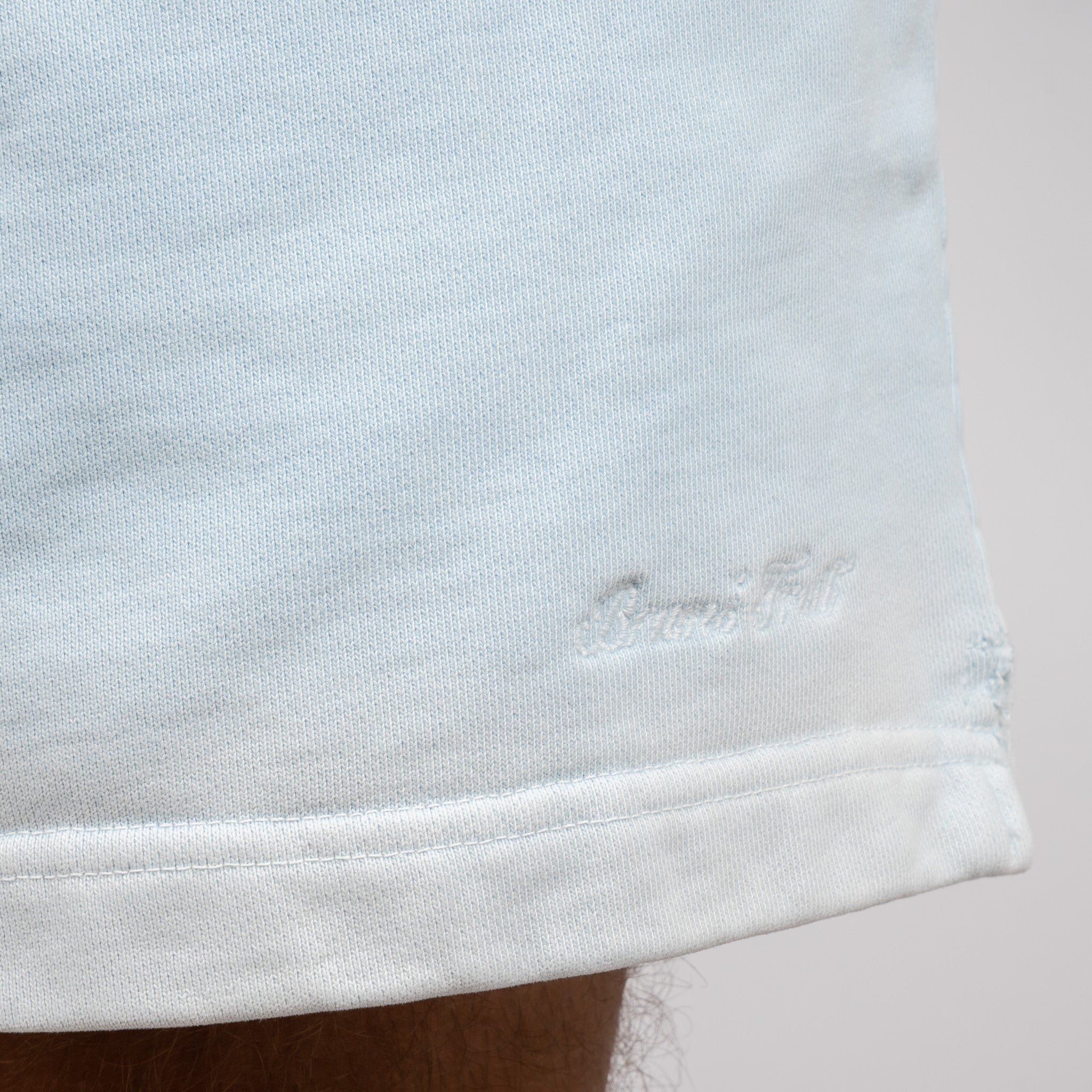 Bram's Fruit Korte Broek Lichtblauw | Script Logo Short