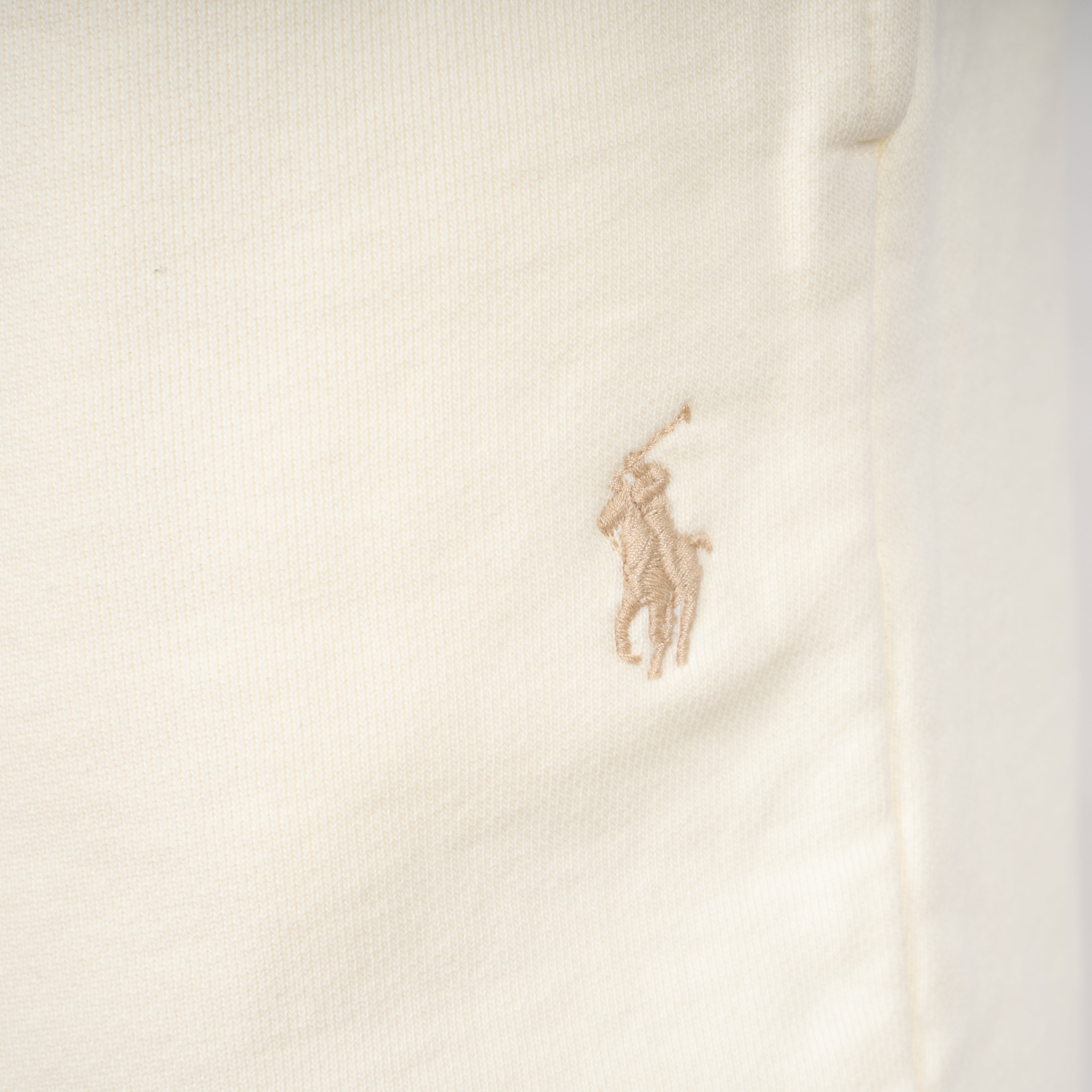 Ralph Lauren Korte Broek Crème | Loopback Fleece